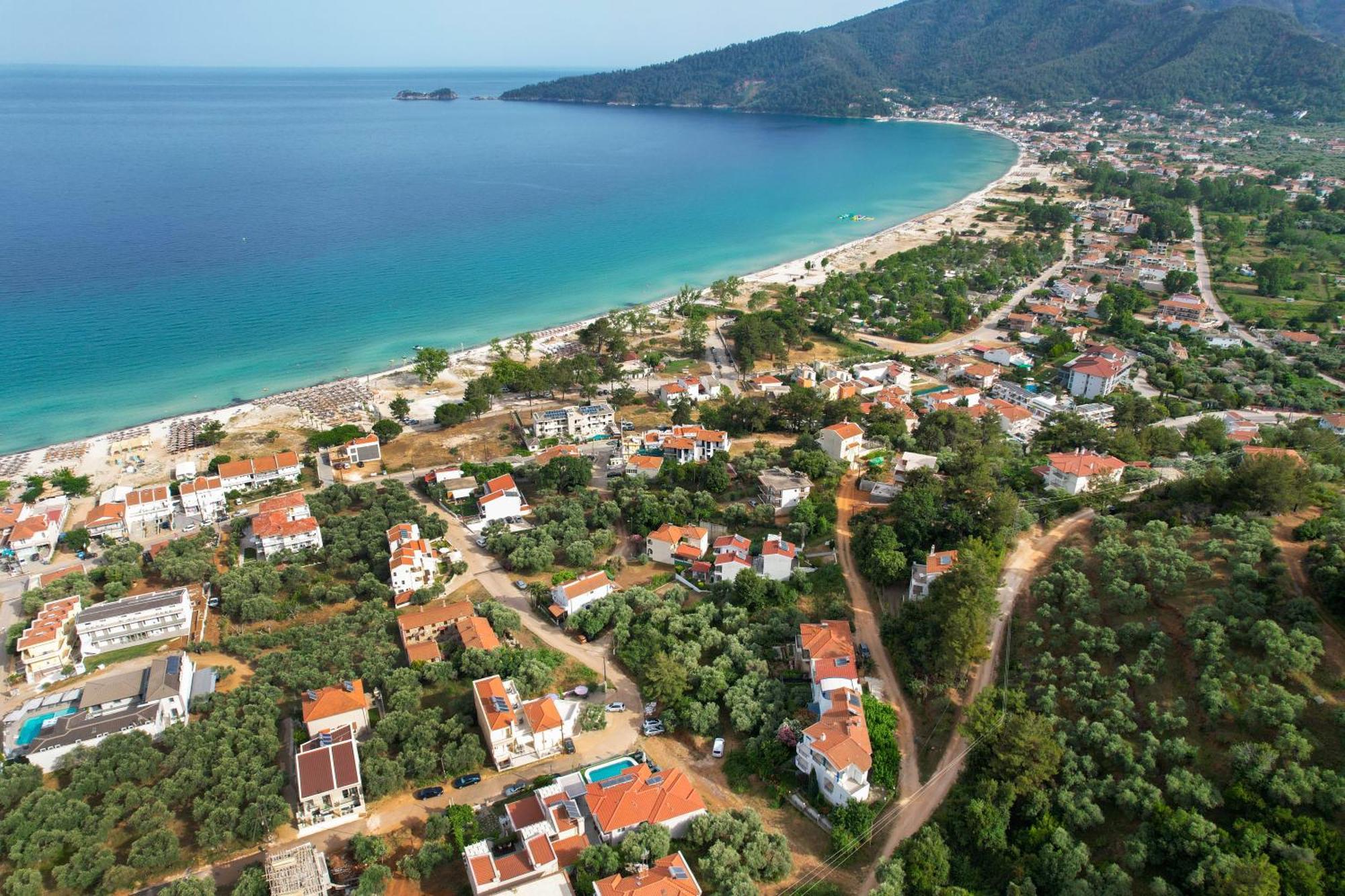 Villa Finikas Thassos Golden Beach Chrisi Ammoudia Esterno foto