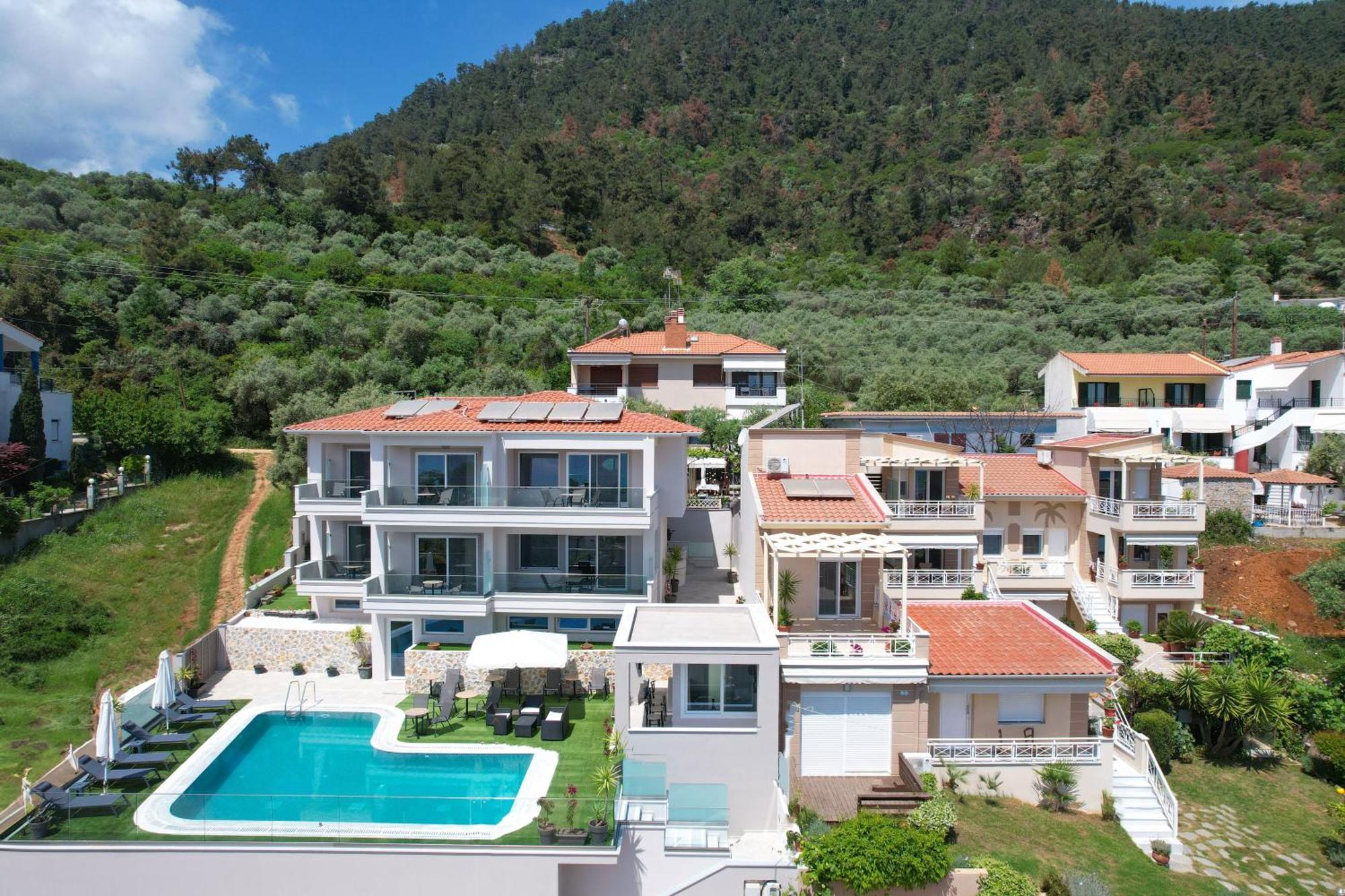 Villa Finikas Thassos Golden Beach Chrisi Ammoudia Esterno foto