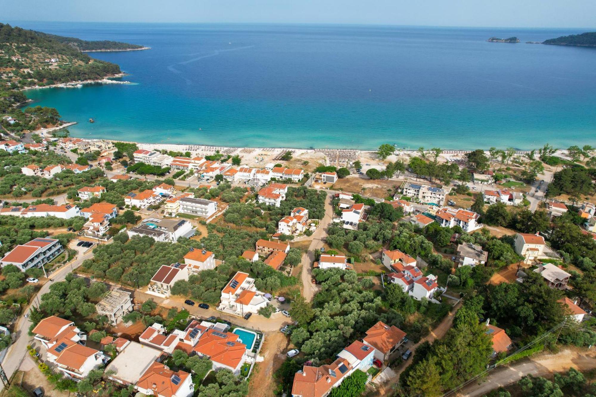 Villa Finikas Thassos Golden Beach Chrisi Ammoudia Esterno foto