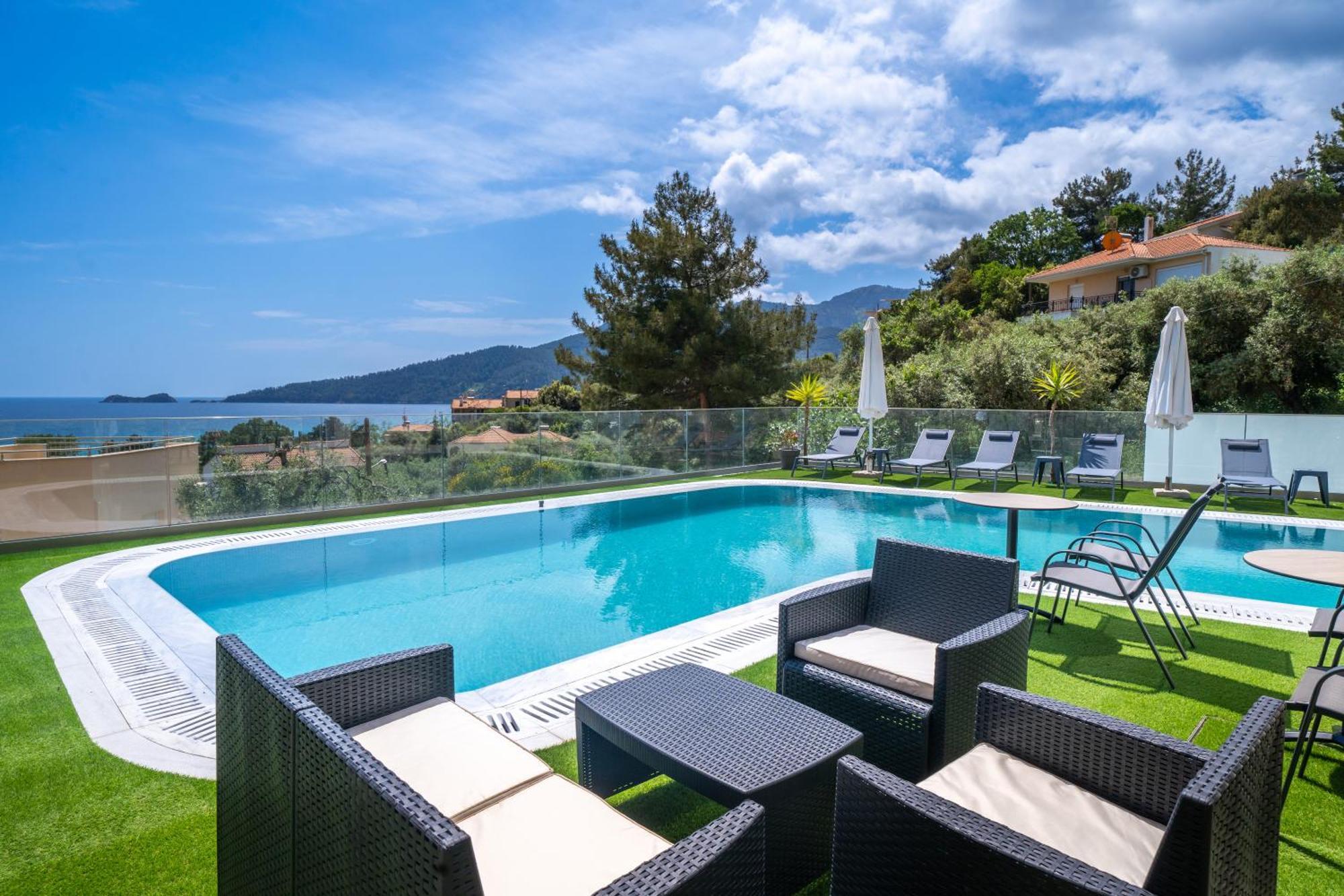 Villa Finikas Thassos Golden Beach Chrisi Ammoudia Esterno foto